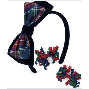 Gymboree,and Toddler Headbands and Hair Accessories Holiday Plaid - NWT